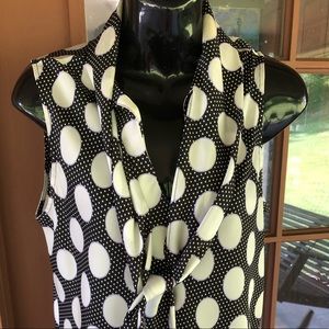 Nine West sleeveless professional blouse
